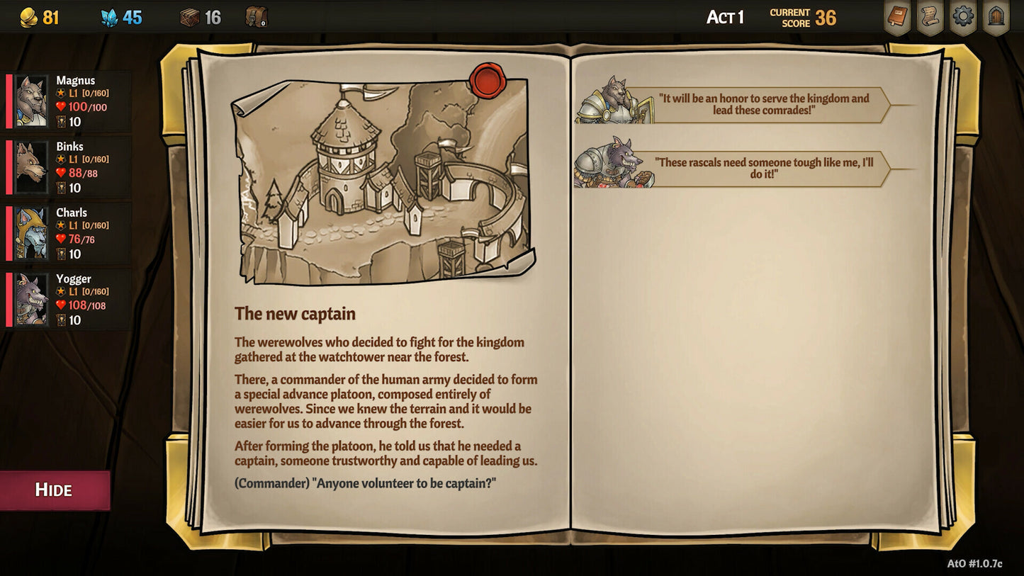 Across the Obelisk: The Wolf Wars (PC) - Steam Key - ROW   - Steam [Email/Instant Delivery]