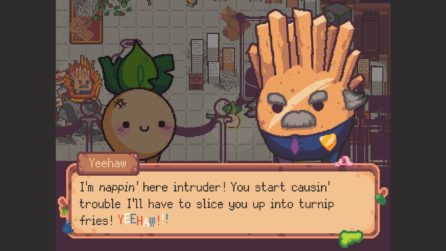 Turnip Boy Robs a Bank (PC) - Steam Key - GLOBAL   - Steam [Email/Instant Delivery]