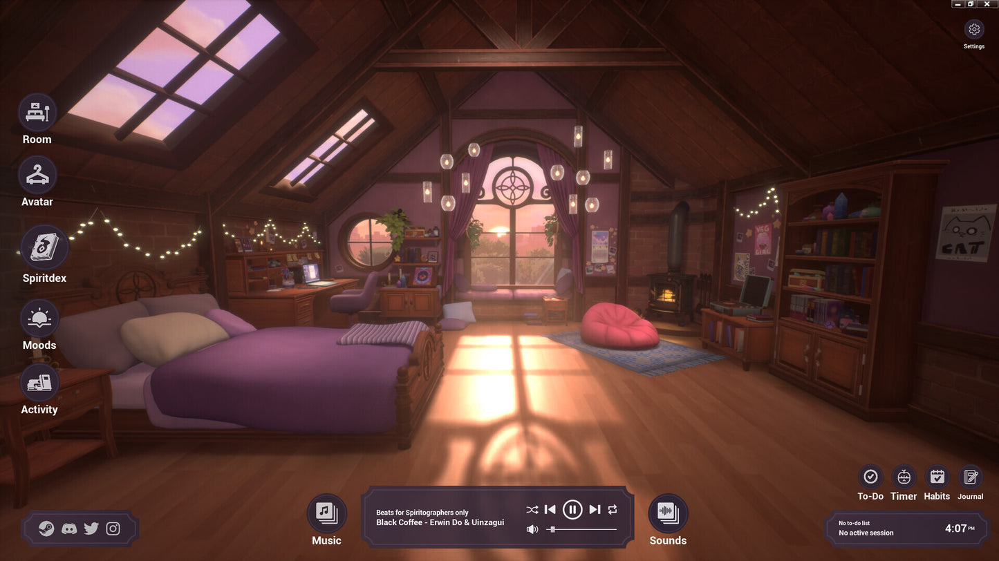 Spirit City: Lofi Sessions (PC) - Steam Key - GLOBAL   - Mooncube Games [Email/Instant Delivery]
