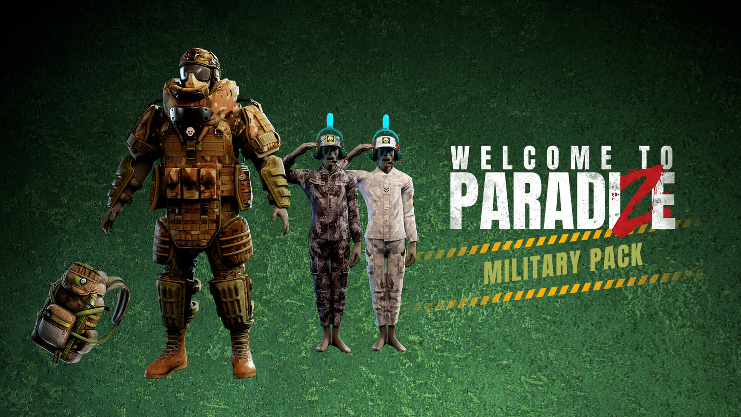 Welcome to ParadiZe: Military Cosmetic Pack (PC) - Steam Key - GLOBAL   - Steam [Email/Instant Delivery]