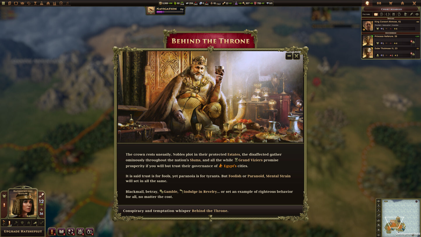 Old World: Behind the Throne (PC) - Steam Key - GLOBAL   - Hooded Horse [Email/Instant Delivery]