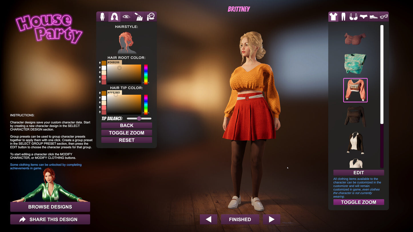 House Party - Business and Pleasure Style Pack (PC) - Steam Key - GLOBAL   - Eek Games [Email/Instant Delivery]