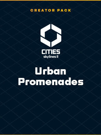 Cities: Skylines II - Creator Pack: Urban Promenades (PC) - Steam Key - GLOBAL   - Steam [Email/Instant Delivery]