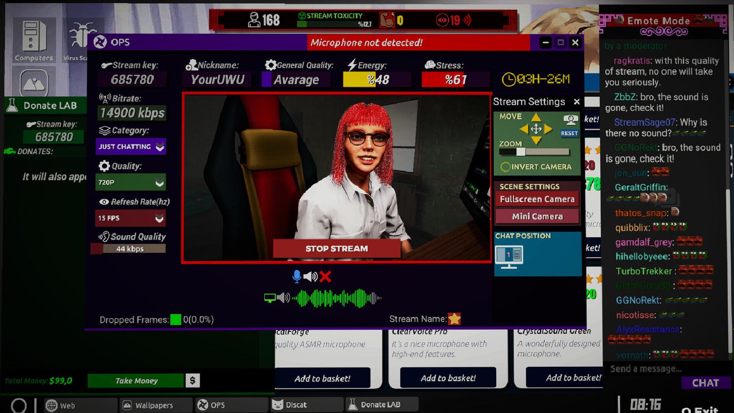 Streamer Life Simulator 2 (PC) - Steam Key - GLOBAL   - Steam [Email/Instant Delivery]