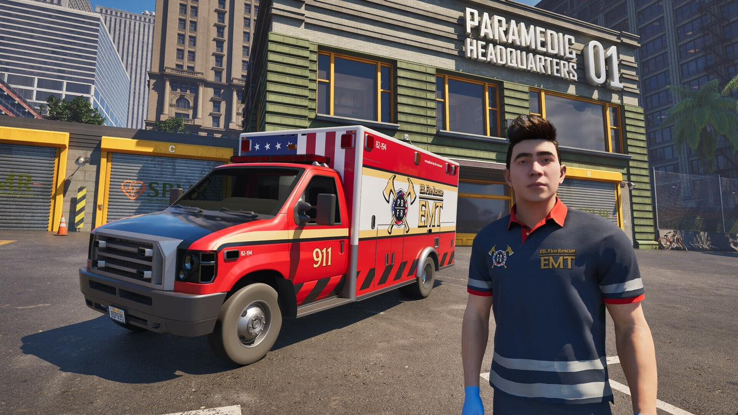 Ambulance Life - Fire Department Cosmetic Pack (PC) - Steam Key - GLOBAL   - Nacon [Email/Instant Delivery]