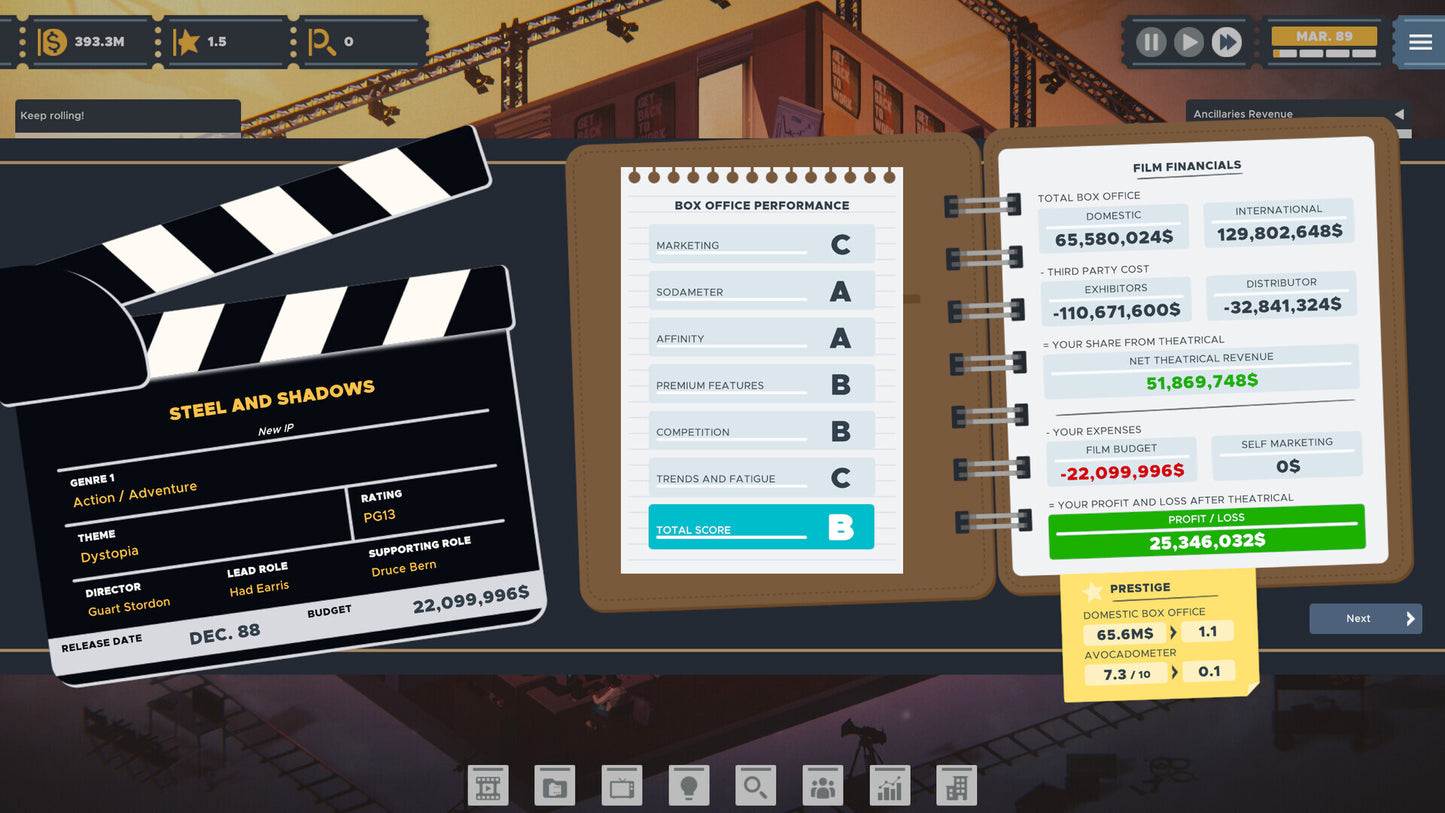 The Executive - Movie Industry Tycoon (PC) - Steam Key - GLOBAL   - Goblinz Publishing [Email/Instant Delivery]