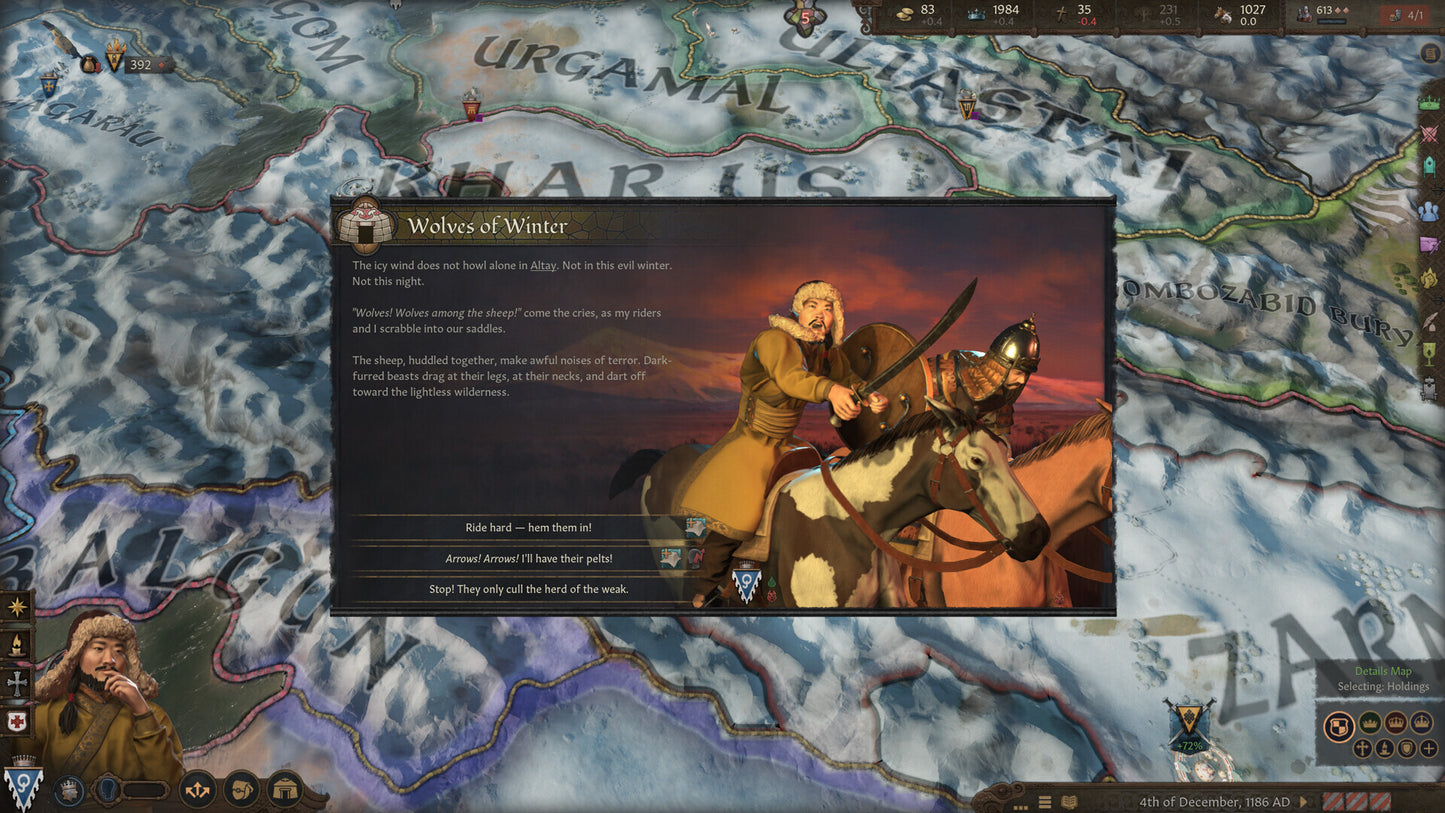 Crusader Kings III: Khans of the Steppe (PC) - Steam Key ROW   - Steam [Email/Instant Delivery]
