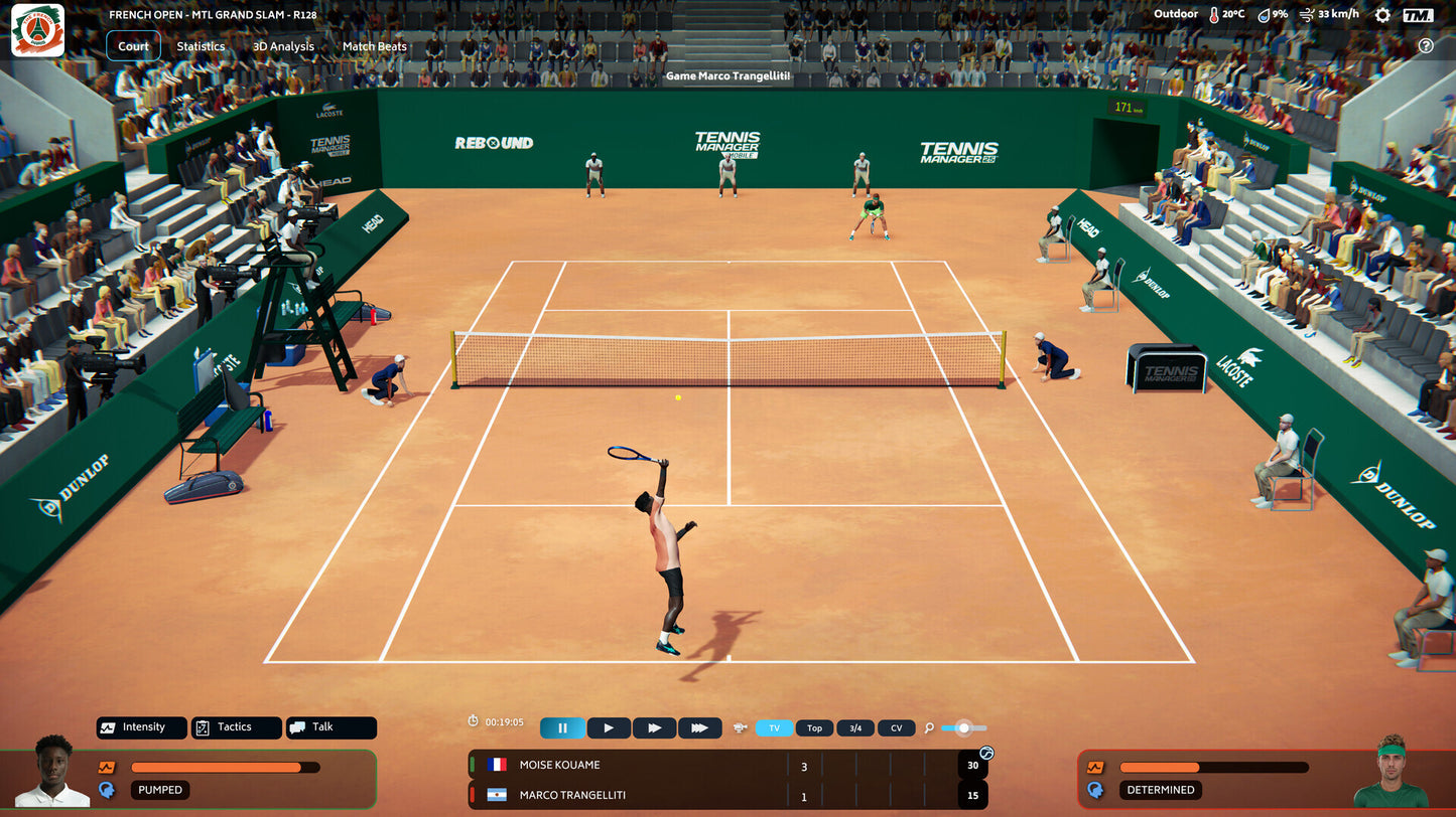 Tennis Manager 25 (PC) - Steam Key - GLOBAL   - Rebound CG. [Email/Instant Delivery]