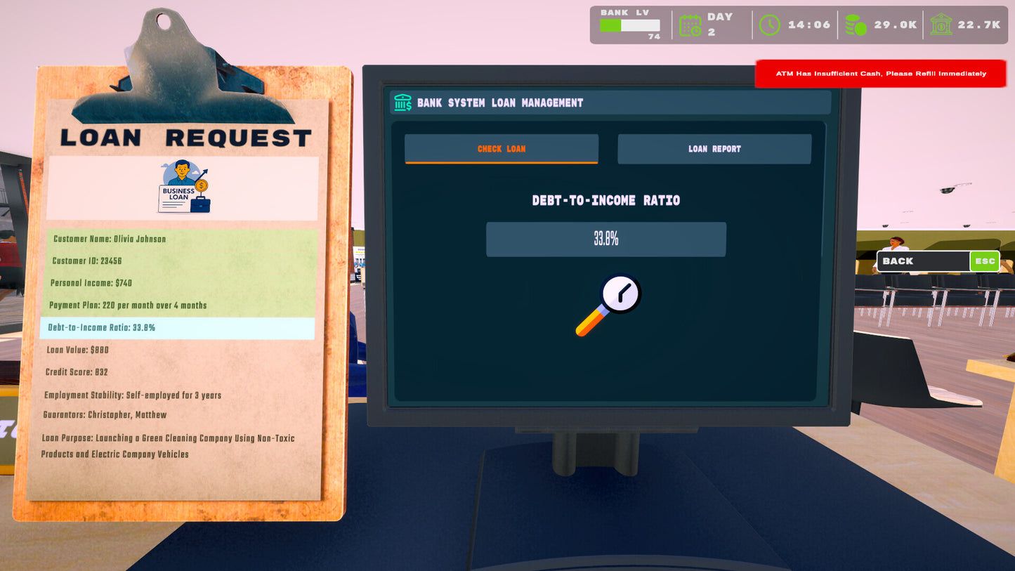 Bank Simulator (PC) - Steam Key - GLOBAL   - Steam [Email/Instant Delivery]