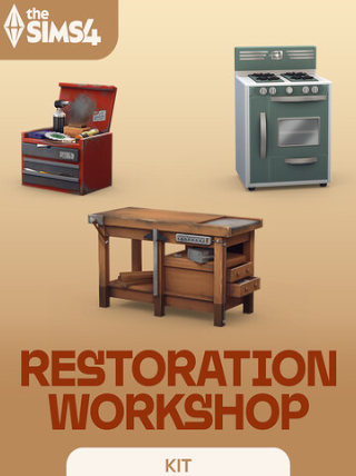 The Sims 4: Restoration Workshop Kit (PC) - EA App Key - GLOBAL EA Launcher -  - Electronic Arts [Email/Instant Delivery]