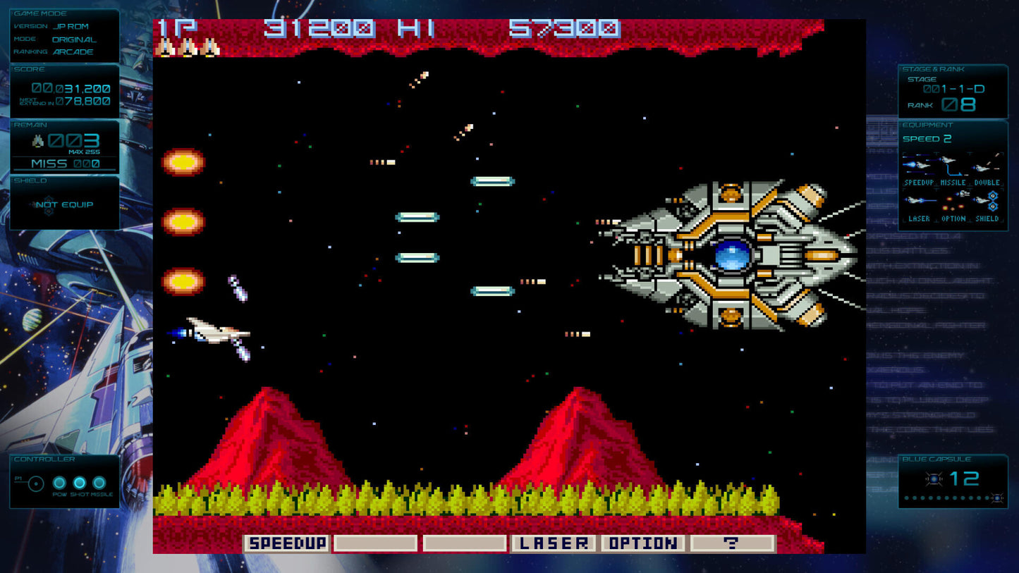 Gradius Origins (PC) - Steam Key - ROW   - konami [Email/Instant Delivery]