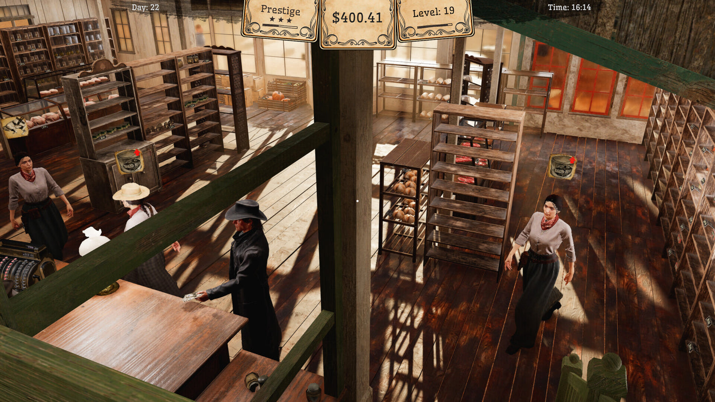 Wild West Supermarket Simulator (PC) - Steam Key - GLOBAL   - Sundust [Email/Instant Delivery]