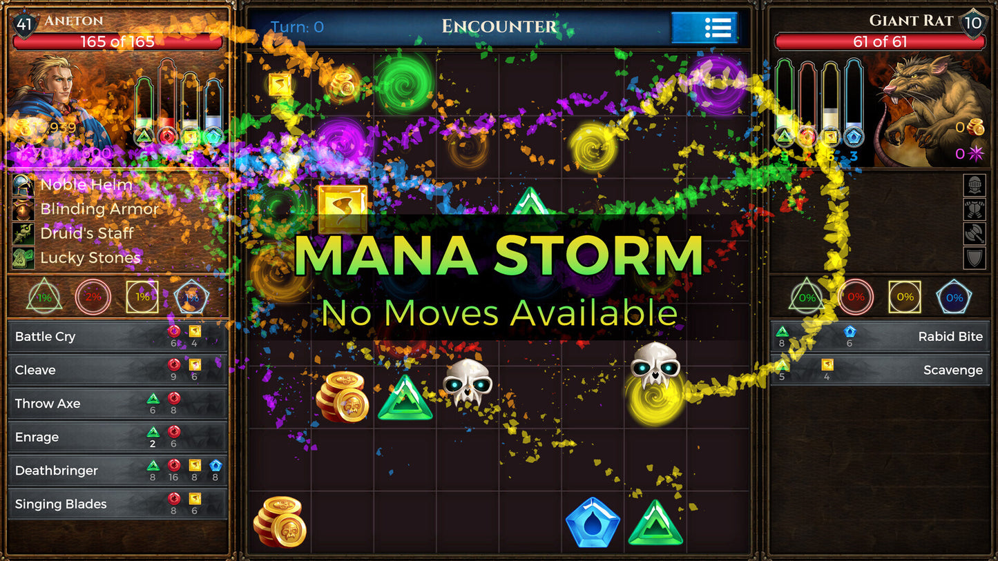 Puzzle Quest: Immortal Edition (PC) - Steam Key ROW   - 505 Games [Email/Instant Delivery]