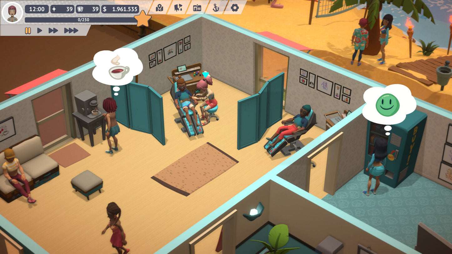 Tattoo Tycoon (PC) - Steam Key ROW   - Handy Games [Email/Instant Delivery]
