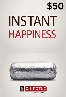Chipotle Gift Card 50 USD - Chipotle Key - UNITED STATES  [Email/Instant Delivery]