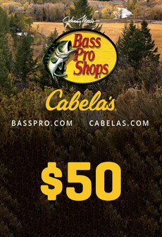 Bass Pro / Cabela's Gift Card 50 USD - Cabela's Key - UNITED STATES  [Email/Instant Delivery]