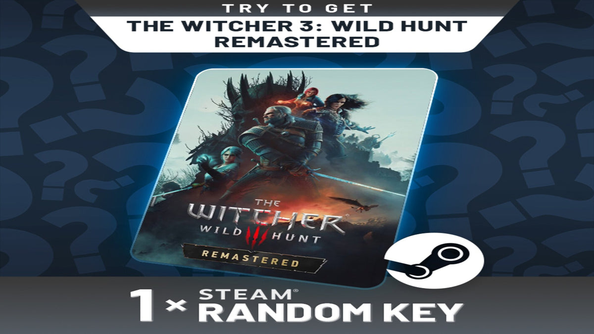 Try To Get The Witcher 3: Wild Hunt Remastered  - Random 1 Key (PC) - Steam Key - GLOBAL  [Email/Instant Delivery]