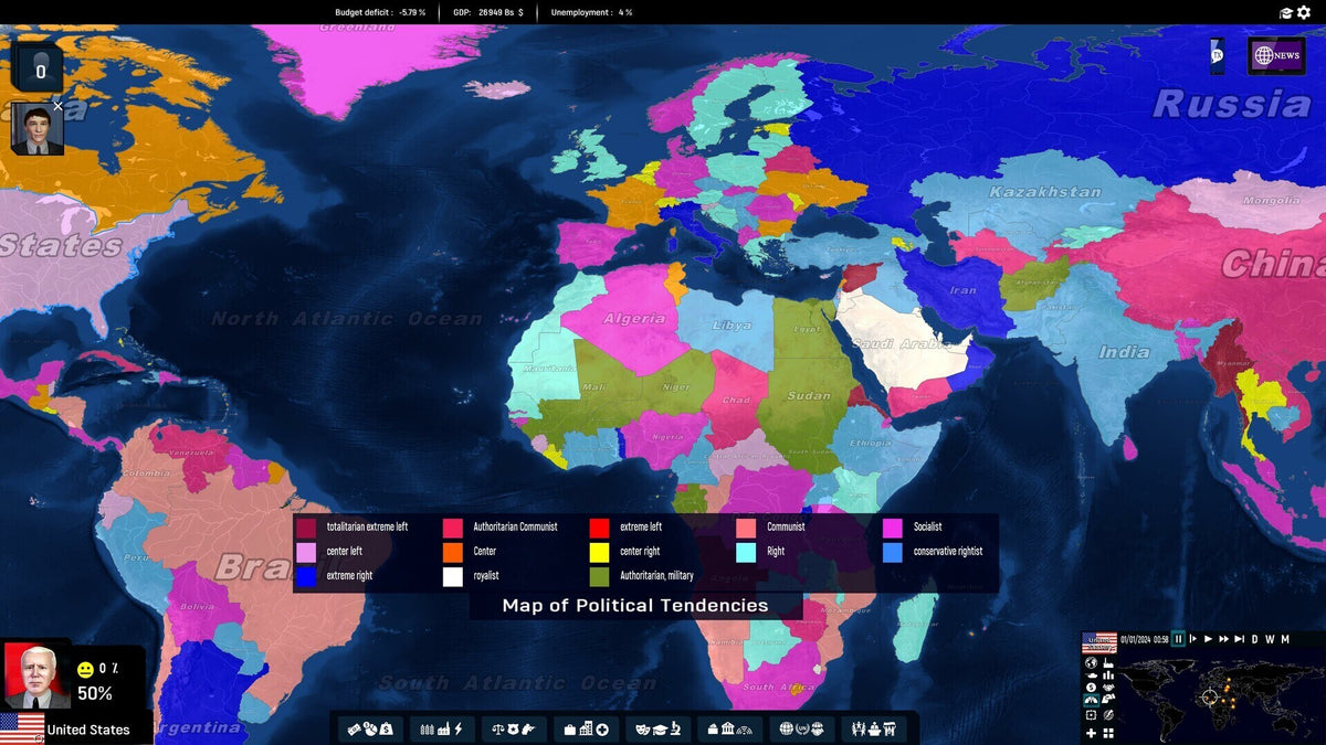 Geo-Political Simulator 5 (PC) - Steam Key - GLOBAL   - Eversim [Email/Instant Delivery]