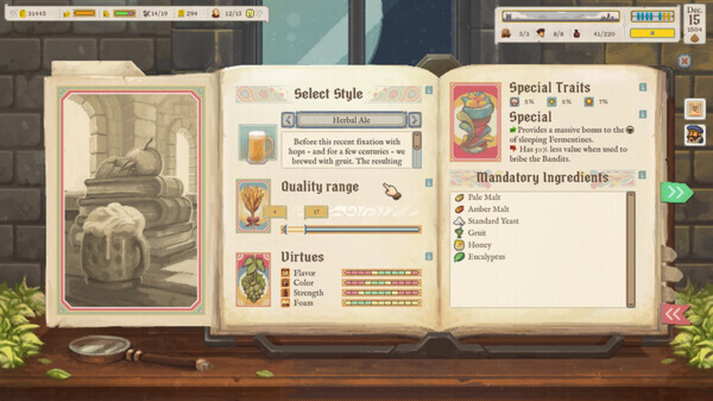 Ale Abbey - Monastery Brewery Tycoon (PC) - Steam Key - GLOBAL   - Shiro Unlimited [Email/Instant Delivery]