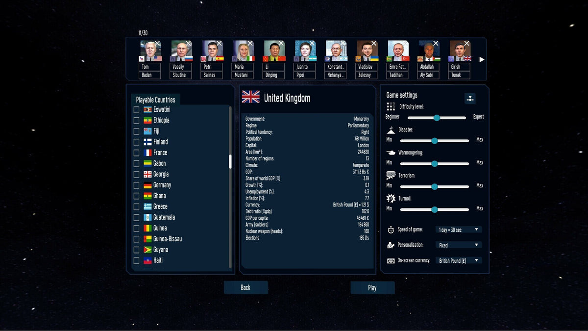 Geo-Political Simulator 5 (PC) - Steam Key - GLOBAL   - Eversim [Email/Instant Delivery]