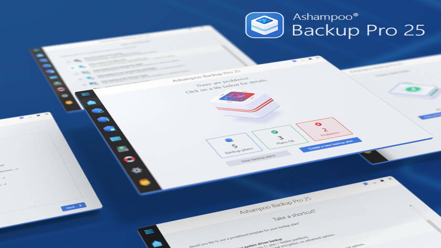 Ashampoo Backup Pro 25⁠ (1 Device, Lifetime)  - Ashampoo Key - GLOBAL  [Email/Instant Delivery]