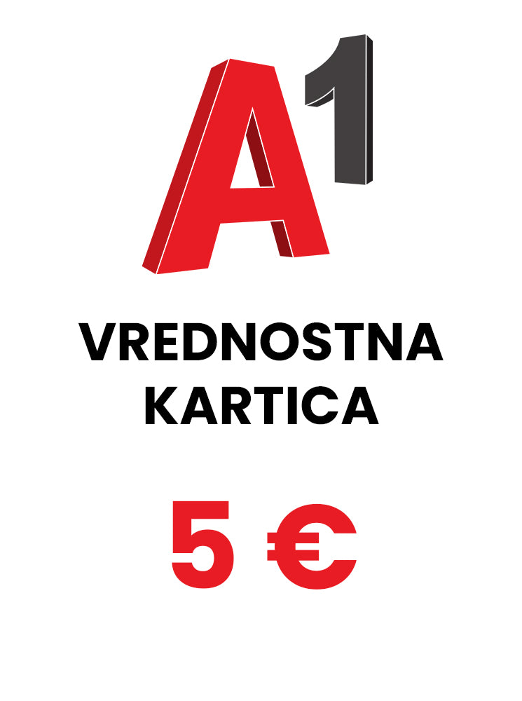 A1 Slovenija vrednostna kartica 5 € (EUR) Other -  - Other [Email/Instant Delivery]