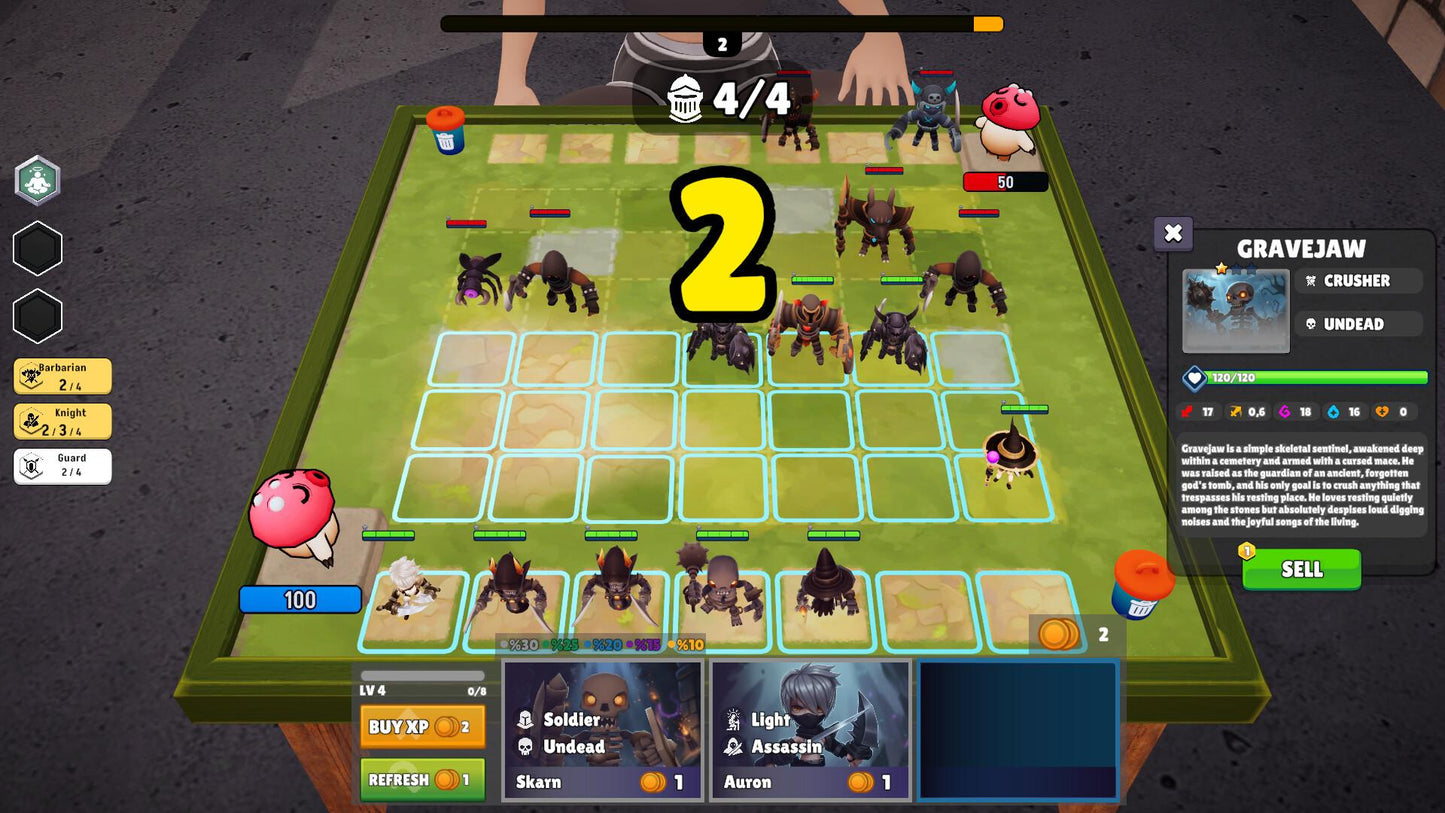 Table Battle Simulator PC Steam CD Key  REGION FREE Kiki Games - [Email/Instant Delivery]