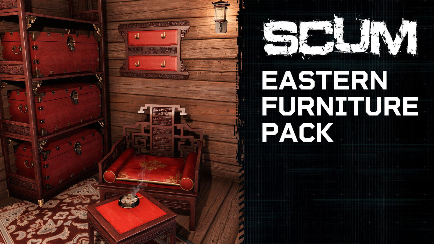 SCUM - Eastern Furniture Pack DLC PC Steam CD Key  REGION FREE Gamepires - [Email/Instant Delivery]