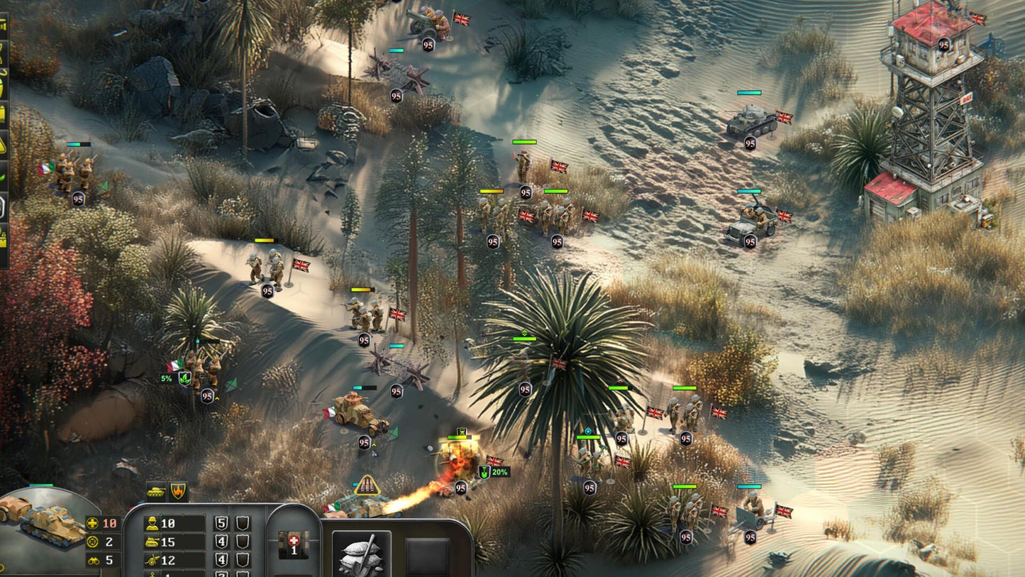 Frontline: Afrika Korps PC Steam CD Key  REGION FREE Frontline: Games Series - [Email/Instant Delivery]
