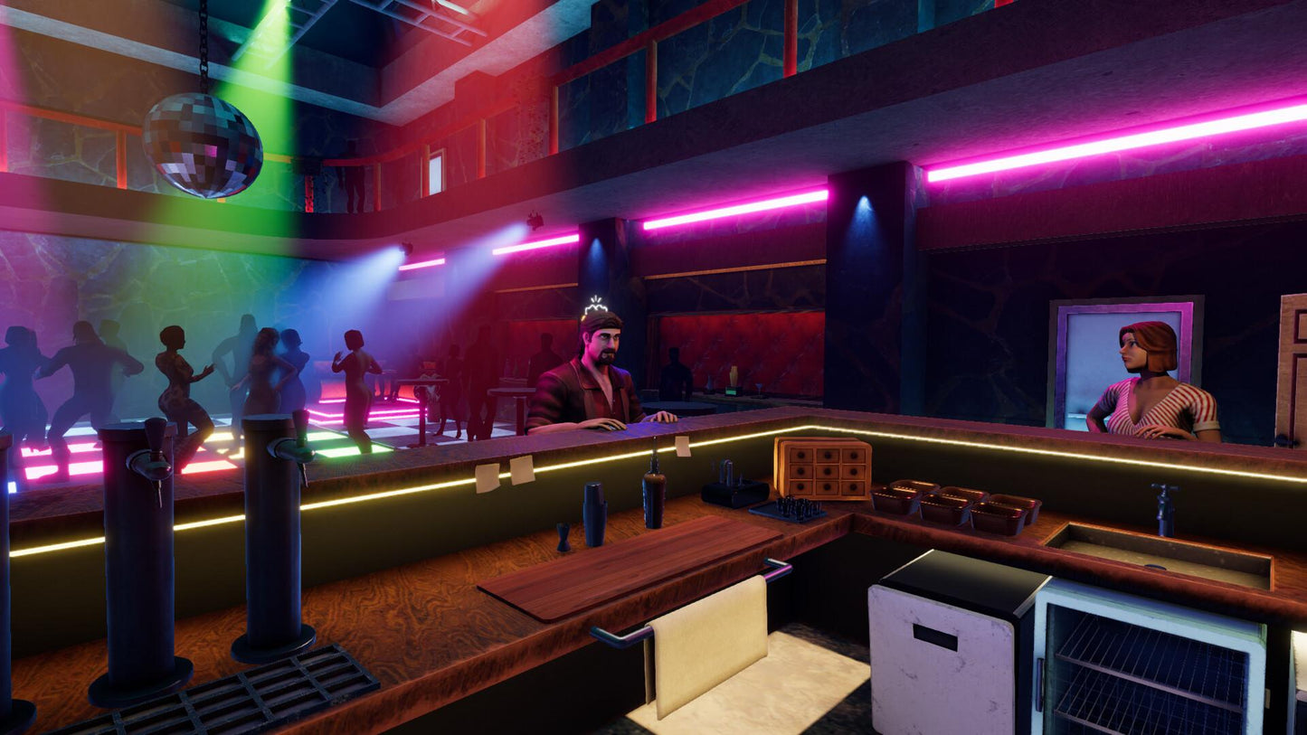 Under the Disco Lights - 80's Bar Simulator PC Steam CD Key  REGION FREE Brightika - [Email/Instant Delivery]