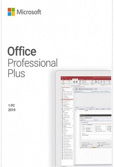 Microsoft Office Professional 2019 Plus (PC, 1 Device) - Microsoft Key - GLOBAL  [Email/Instant Delivery]