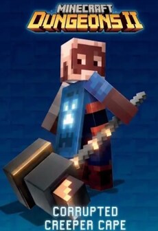 MINECRAFT DUNGEONS II Corrupted Creeper Cape (All Devices) - Official Website Key - GLOBAL  [Email/Instant Delivery]
