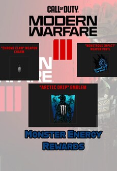 Call of Duty: Modern Warfare III - Monster Energy Charm + Emblem + Calling Card Bundle (All Platforms) - Call of Duty Official Key - GLOBAL  [Email/Instant Delivery]