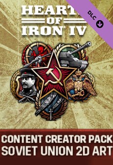 Hearts of Iron IV: Content Creator Pack - Soviet Union 2D Art (PC) - Steam Key - GLOBAL  [Email/Instant Delivery]
