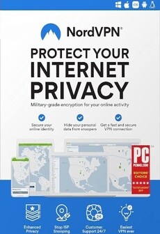 NordVPN Complete VPN Service (PC, Android, Mac, iOS) 10 Devices, 1 Year - NordVPN Key - GLOBAL  [Email/Instant Delivery]