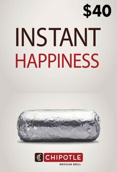 Chipotle Gift Card 40 USD - Key - UNITED STATES  [Email/Instant Delivery]