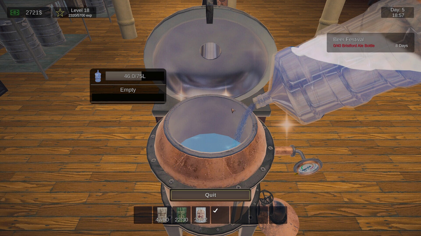 Beer Manufacture Simulator (PC) - Steam Key - GLOBAL   - Games Incubator [Email/Instant Delivery]