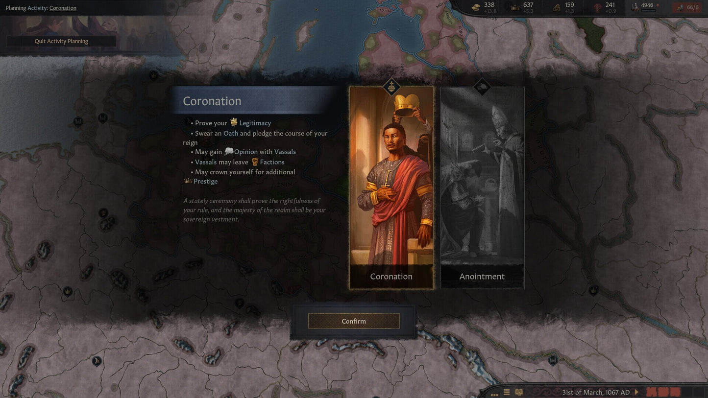 Crusader Kings III: Coronations (PC) - Steam Key - GLOBAL   - Paradox Interactive [Email/Instant Delivery]