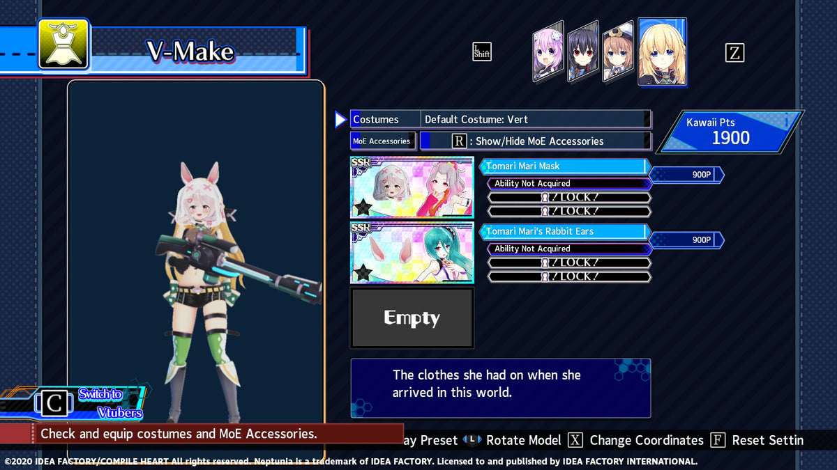 Neptunia Virtual Stars - Tomari Mari Pack (PC) - Steam Key - GLOBAL  [Email/Instant Delivery]