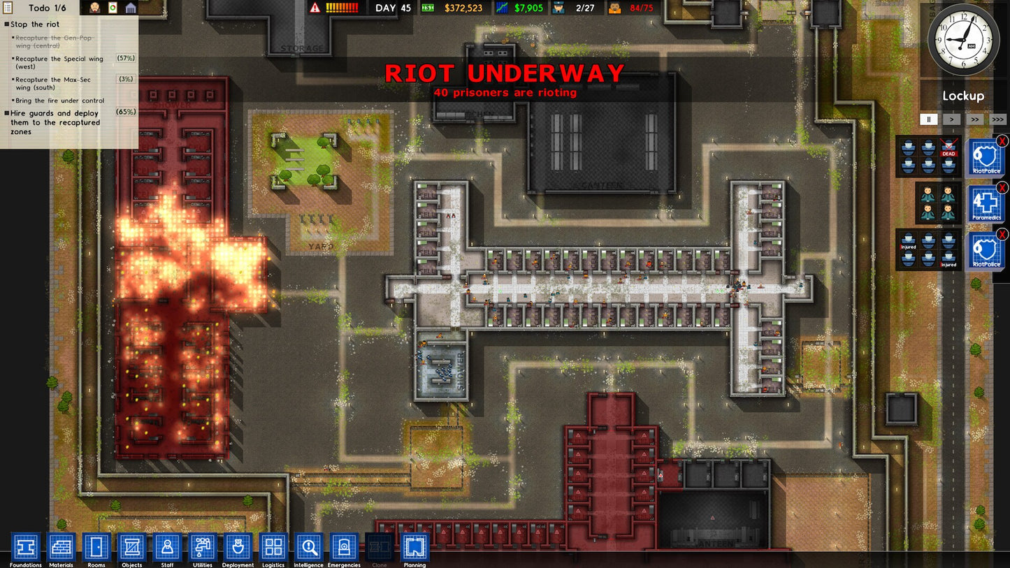 Prison Architect - Total Lockdown (PC) - Steam Key - GLOBAL   - Paradox Interactive [Email/Instant Delivery]