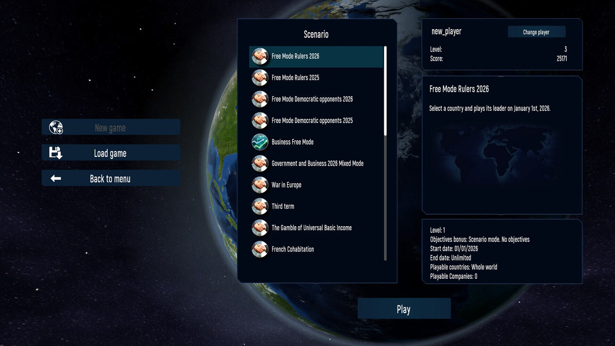 Geo-Political Simulator 2026 Edition (PC) - Steam Key - GLOBAL   - Eversim [Email/Instant Delivery]