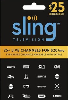 Sling TV Gift Card 25 USD - Key - UNITED STATES  [Email/Instant Delivery]