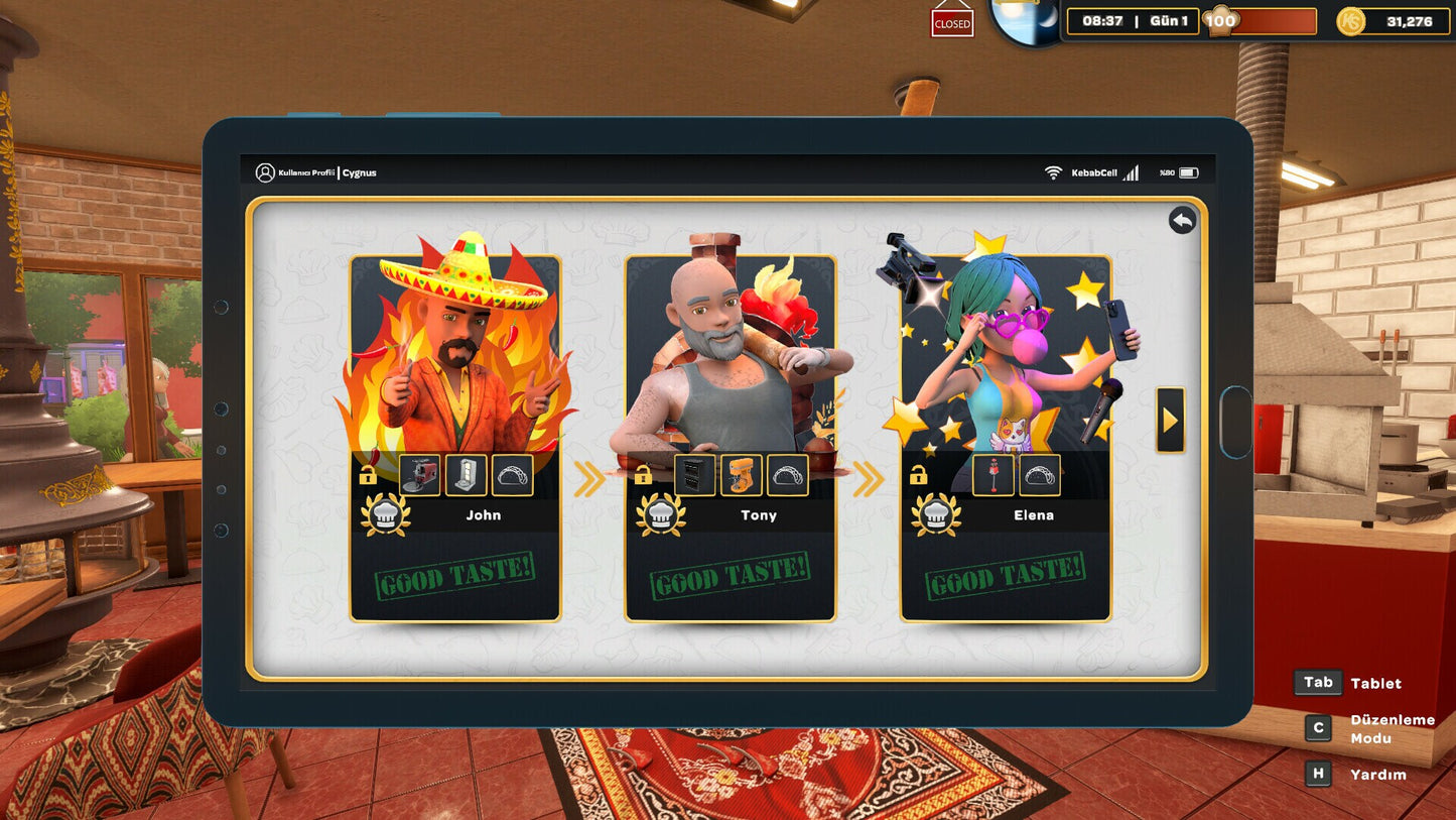 Kebab Chefs! - Restaurant Simulator (PC) - Steam Gift - GLOBAL  [Email/Instant Delivery]