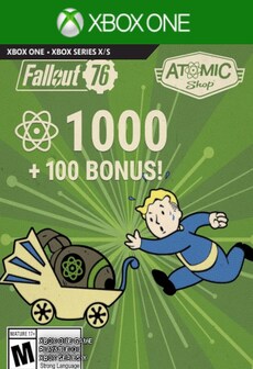 Fallout 76 Currency (Xbox One) 1000 + 100 Bonus Atoms - Xbox Live Key - GLOBAL  [Email/Instant Delivery]