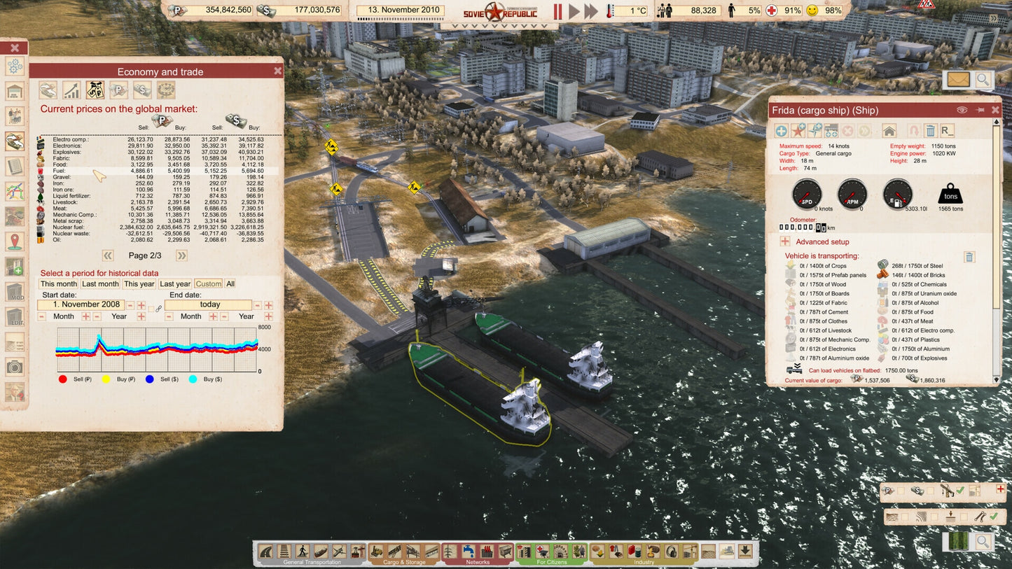 Workers & Resources: Soviet Republic (PC) - Steam Key - NORTH AMERICA   - Hooded Horse [Email/Instant Delivery]