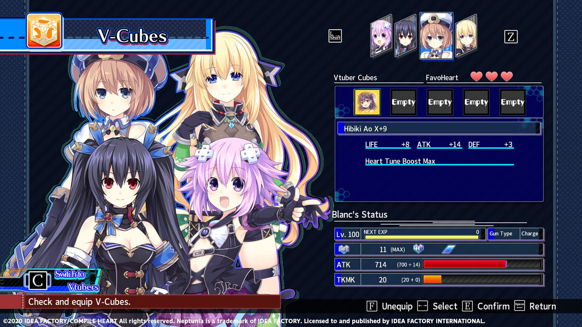 Neptunia Virtual Stars - Hibiki Ao Pack (PC) - Steam Key - GLOBAL  [Email/Instant Delivery]