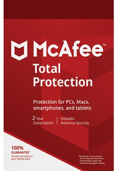 McAfee Total Protection Multidevice (5 Devices, 2 Years) - McAfee Key - GLOBAL  [Email/Instant Delivery]