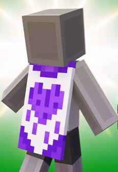 Minecraft Java & Bedrock Edition - Purple Heart Cape (Xbox Series X/S, PC) - Microsoft Store Key - GLOBAL  [Email/Instant Delivery]