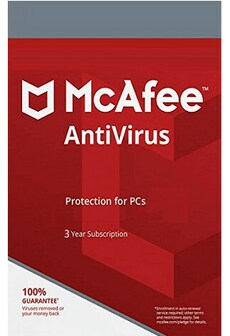 McAfee AntiVirus PC 1 Device 3 Years McAfee Key GLOBAL  [Email/Instant Delivery]