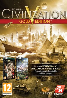 Sid Meier's Civilization V | Gold Edition (PC) - Steam Key - GLOBAL   - 2K Games [Email/Instant Delivery]